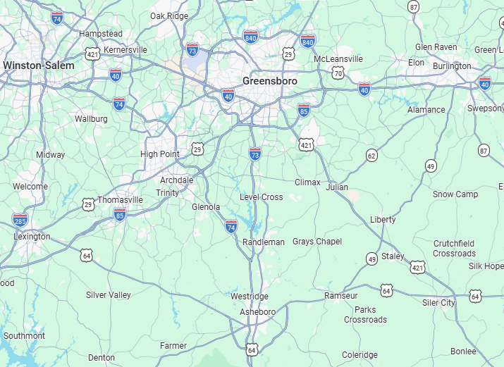 Locations JP Underground Connections Serve map